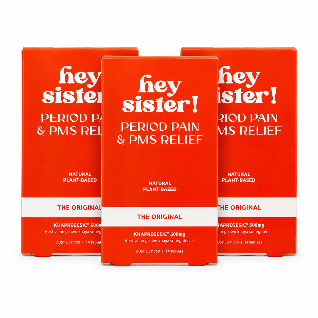 Hey Sister! OG Period - 3 Cycle Blister Bundle